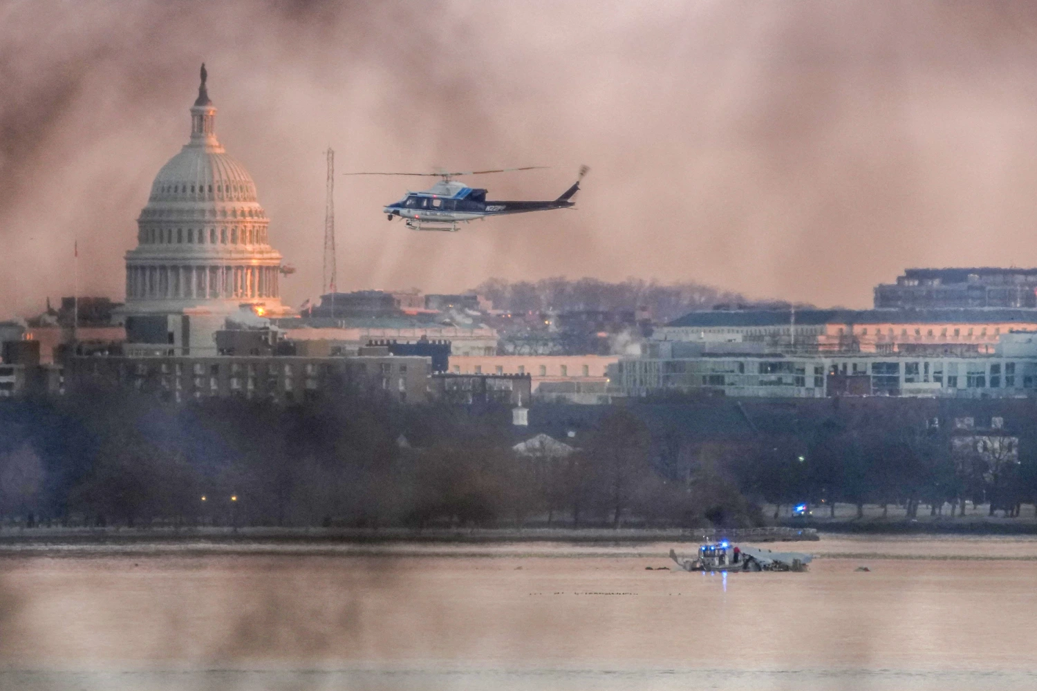 Army Black Hawk Helicopter and Passenger Plane Crash, No Survivors Expected